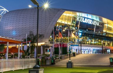 Australian Open solar lighting