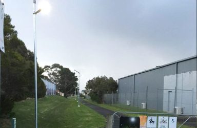 Wonthaggi rail trail solar lighting