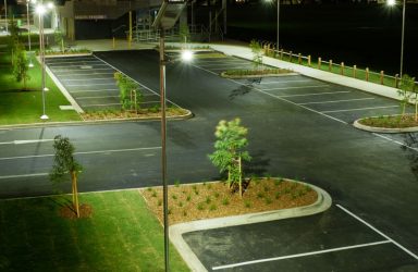 Angliss Reserve solar lighting