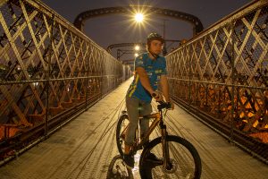 solar lighting bridge