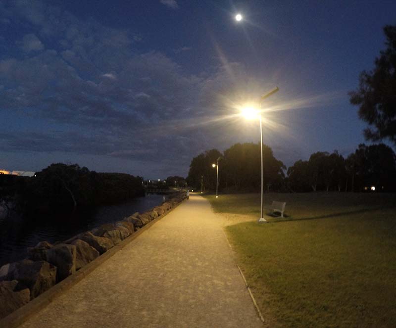 Throsby Creek solar lighting