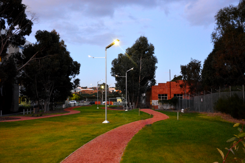 Telstra Global Operations Centre solar lighting
