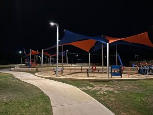 solar park lighting cecil newton park