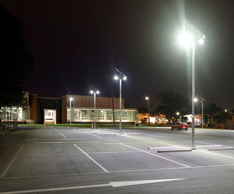 Skinner Reserve solar lighting