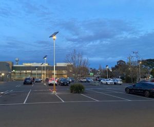 Well Street car park solar lighting