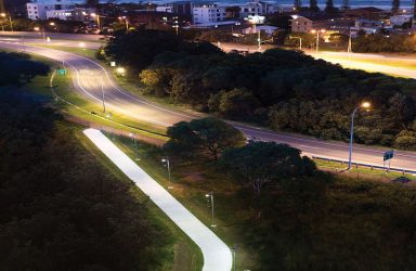 Southern Cross University solar lighting