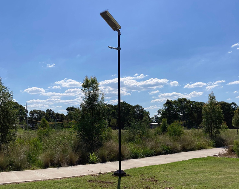 Robin Wiles Park solar lighting in Penrith