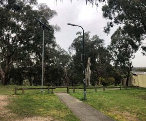 Partingtons Flat Reserve solar lighting