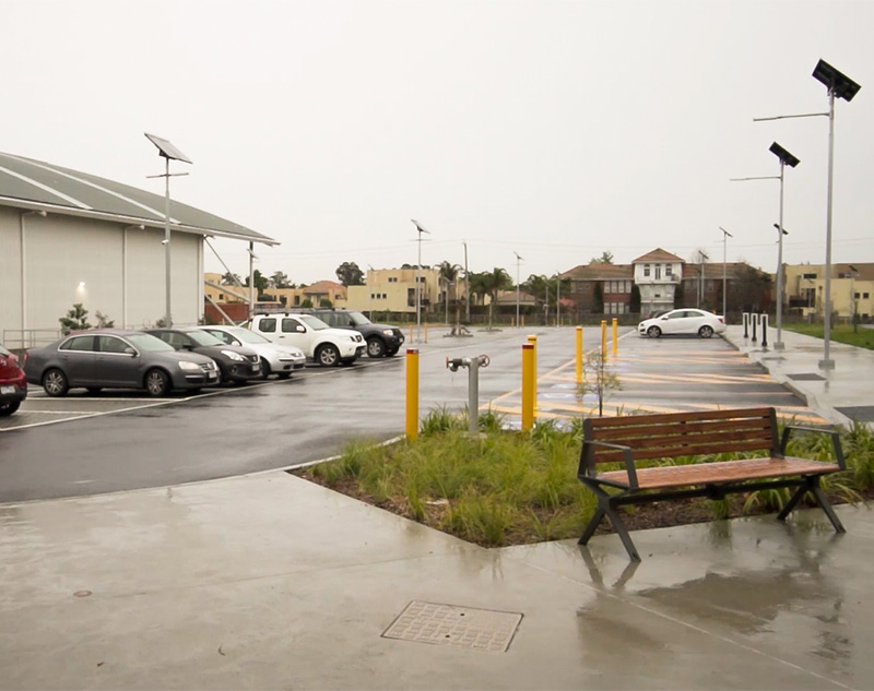 Narrandjeri Stadium Car Park Solar Lighting