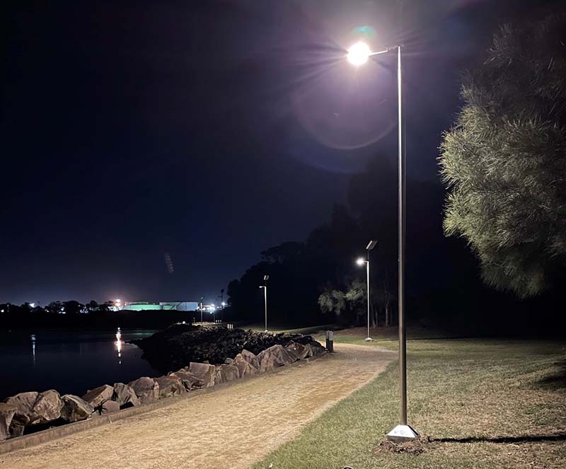 Throsby Creek solar lighting