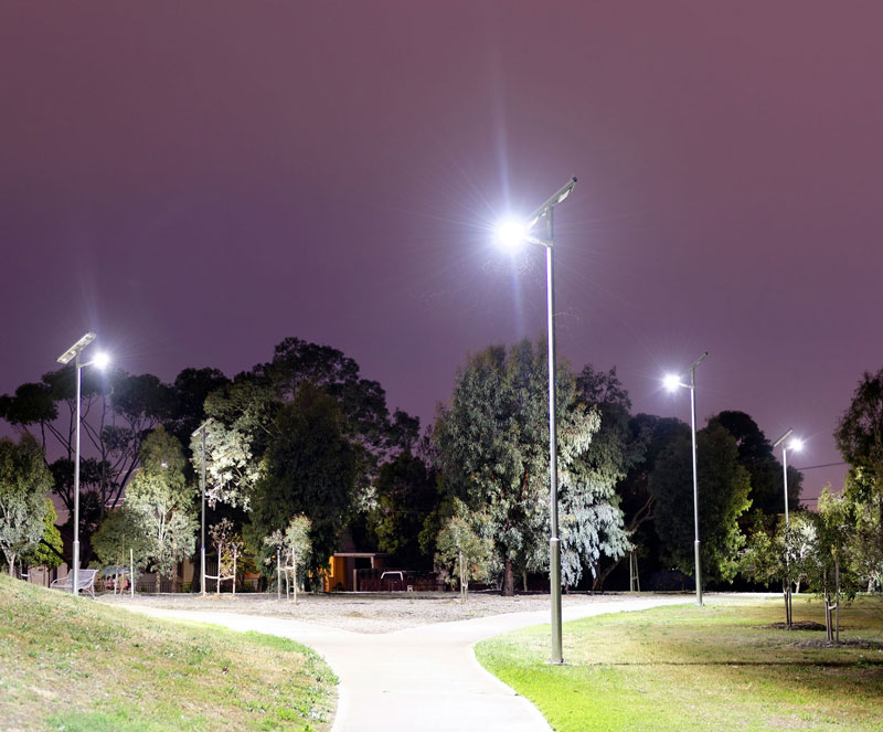 Skinner Reserve solar lighting