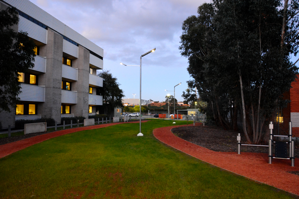 Telstra Global Operations Centre solar lighting