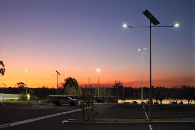 solar car park lights kirkham park