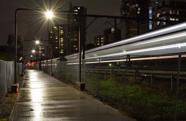 John Whitton Bridge solar lighting