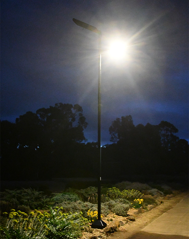Melton Botanic Garden solar pathway lighting