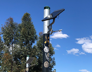 Wangal Park solar lighting poles