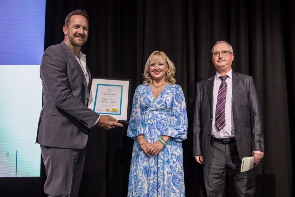 Matt Pollard at the 2021 National Awards for Excellence in Lighting