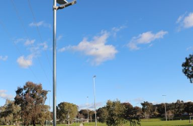 Wodonga pathway solar lighting