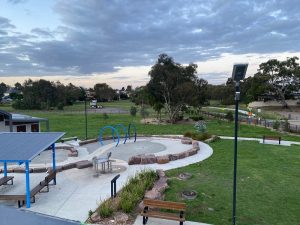 park lights at mill park all abilities space
