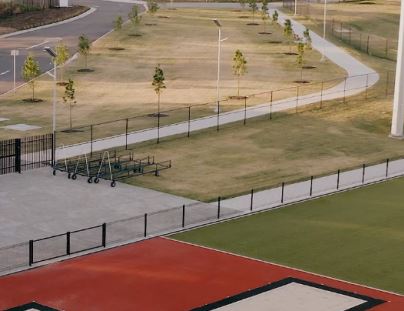 Solar pathway lights installed at the Maitland Regional Sporting Complex