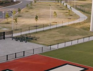 Solar pathway lights installed at the Maitland Regional Sporting Complex