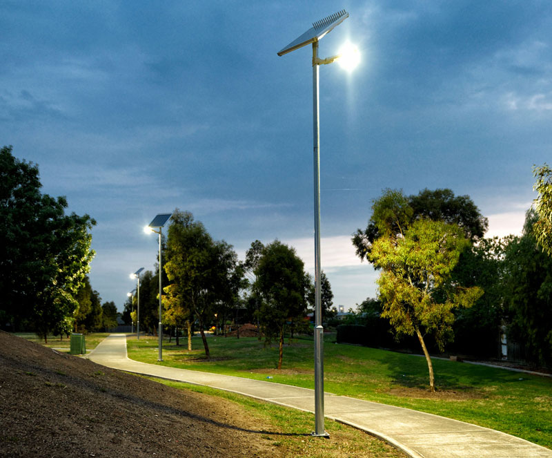 Skinner Reserve solar lighting