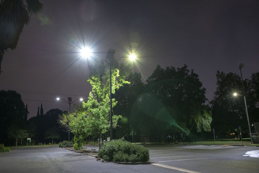 solar park lighting