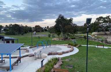 park lights at mill park all abilities space