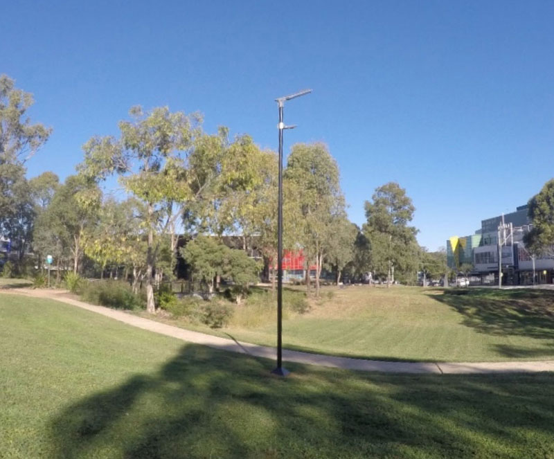 Narellan urban forest solar lights