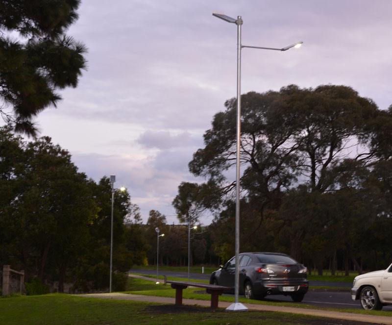 Blue Lake solar LED lights 1