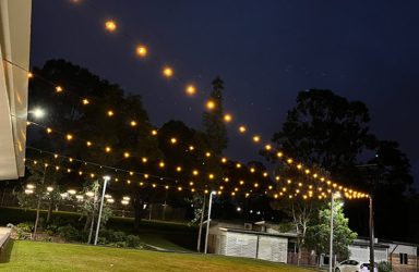 festoon lights bracken ridge library
