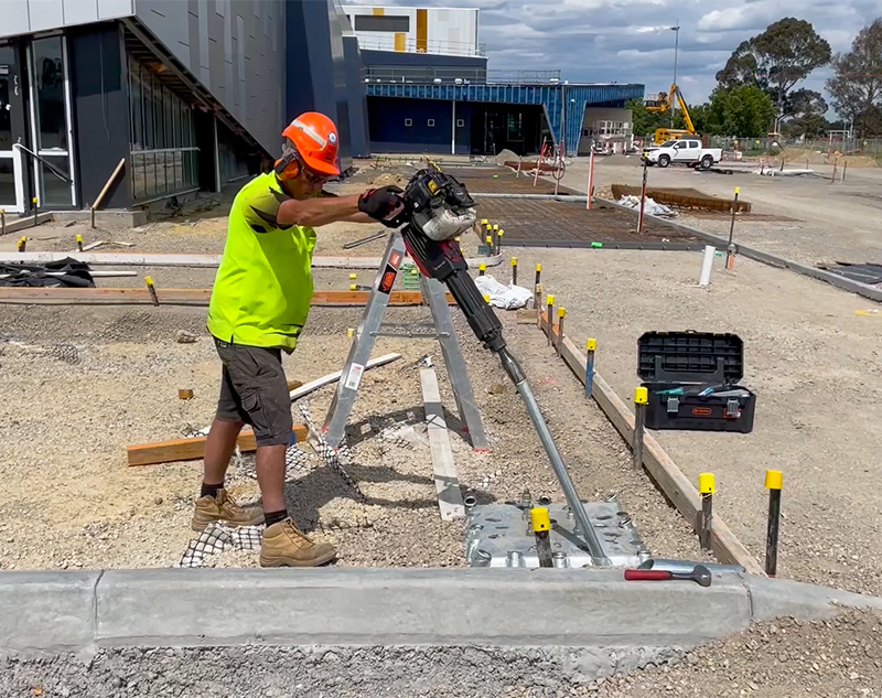Narrandjeri Stadium Car Park Solar Lighting Installation
