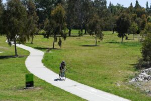 Wodonga park pathway