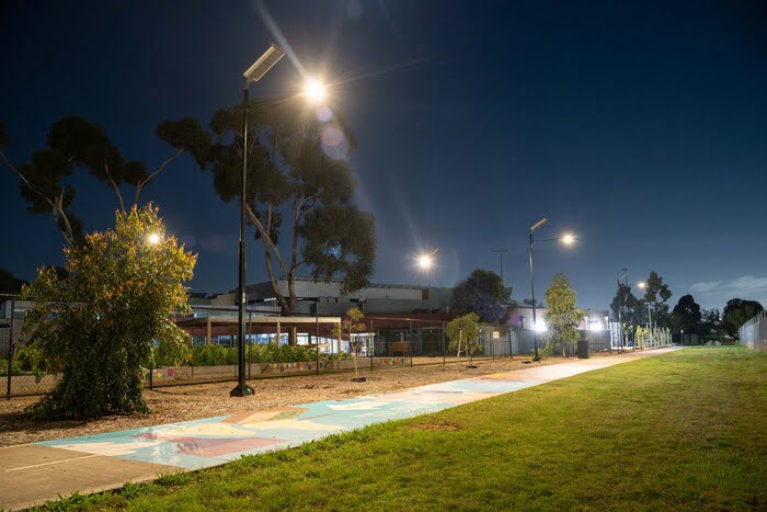 Tarneit way finding trail solar path lights