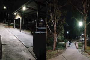 Narellan Urban Forest solar lighting