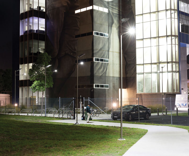 Southern Cross University solar lighting