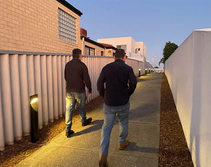 Leadsun's solar bollards provide illumination for pedestrian safety.