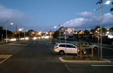 North Street car park solar lighting