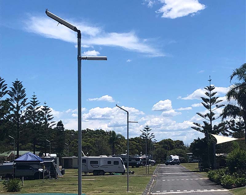 Norah Head Holiday Park grid connection